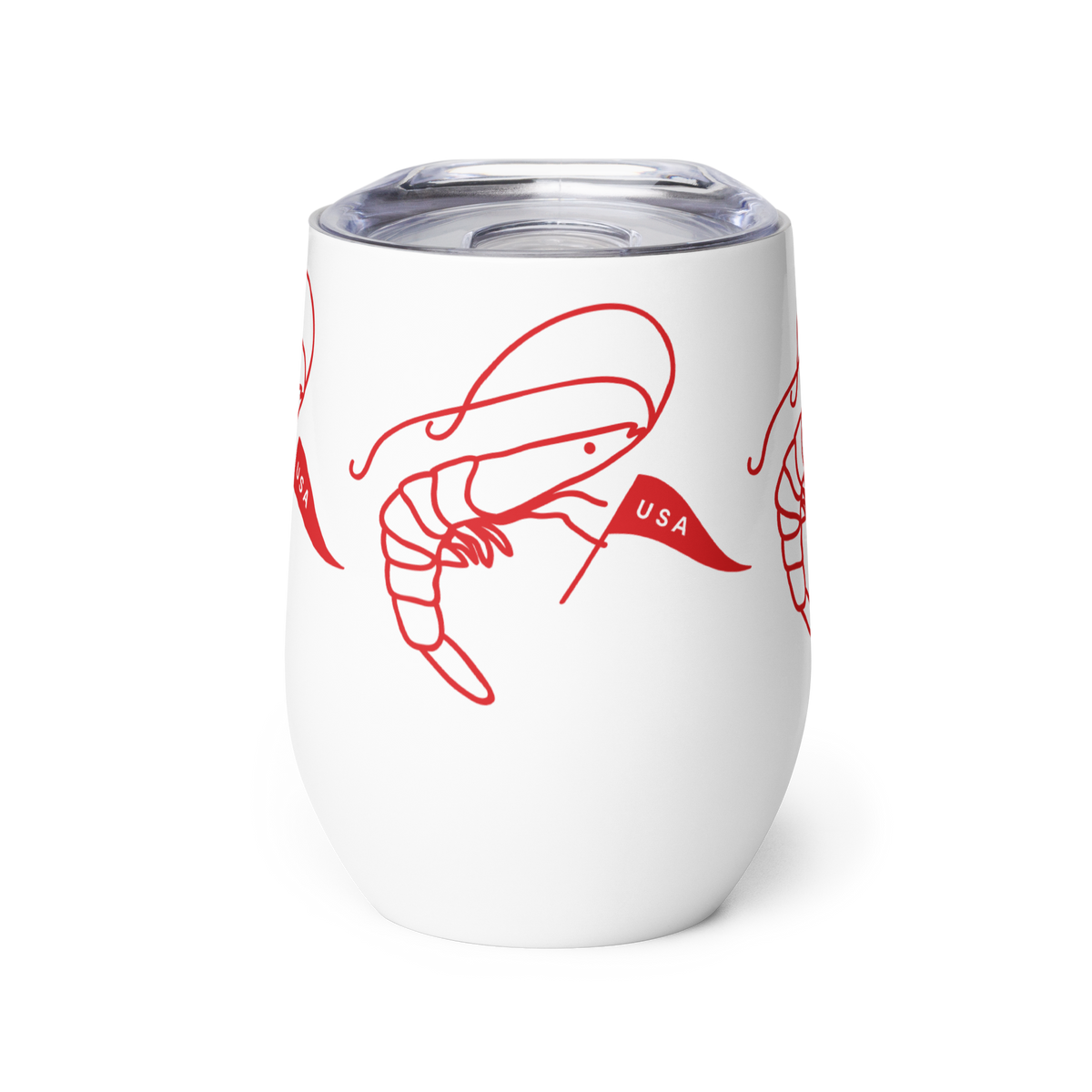 Shrimpy Wine Tumbler